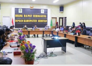 DPRD Seruyan Sepakati 24 Raperda Masuk Propemperda Tahun 2022