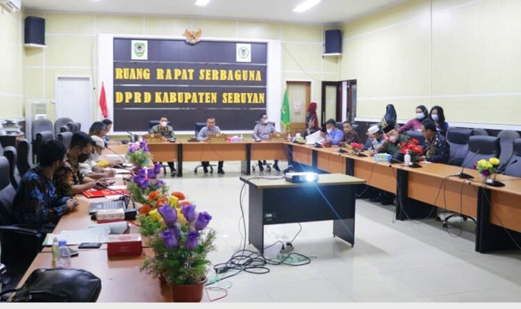 DPRD Seruyan Sepakati 24 Raperda Masuk Propemperda Tahun 2022