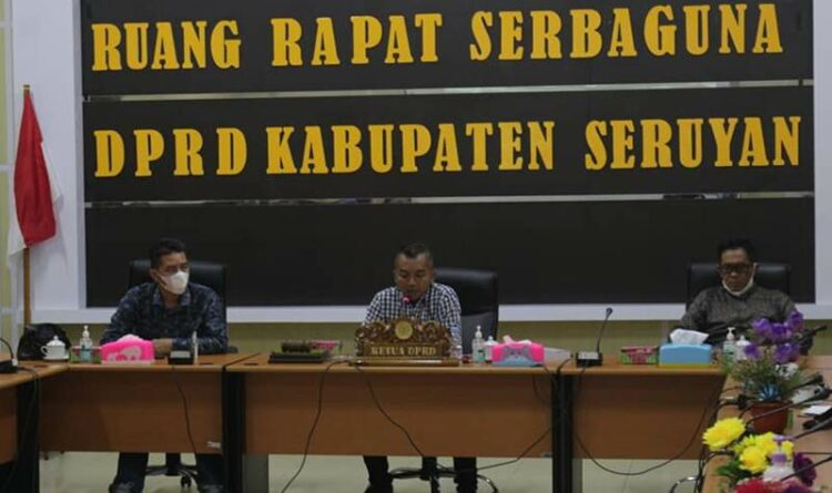 DPRD Seruyan Sepakati Hasil Evaluasi Tiga Raperda