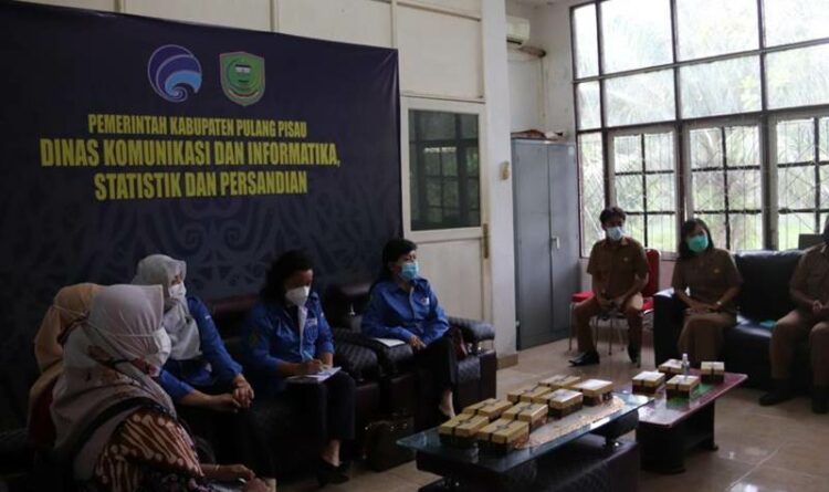 Diskominfosandi Pulpis Menerima Kunker Diskominfosantik Kalteng