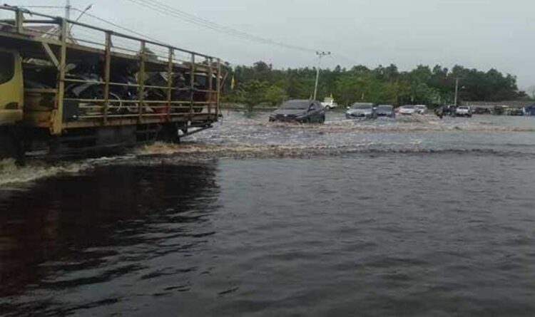 Enam Kecamatan Terendam Banjir di Kabupaten Katingan Terendam Banjir 1