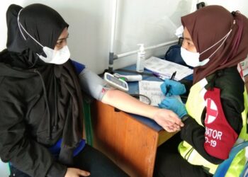 Gerai Vaksin di Polresta Palangka Raya Terus Melayani Masyarakat
