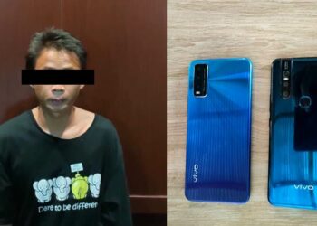 Gondol Dua Unit Handphone, Seorang Pemuda Diringkus Polisi