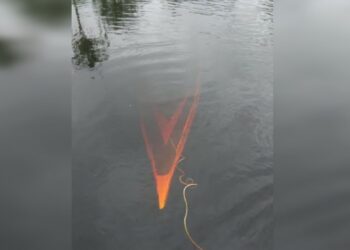 Diduga Kelebihan Muatan, Sebuah Perahu Tenggelam di Sungai Sabangau