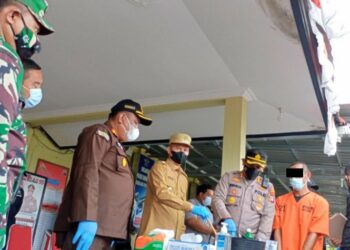 Polres Gumas Musnahkan Puluhan Gram Sabu