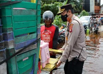 Polresta Palangka Raya Dirikan 11 Posko Pengungsian