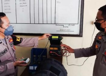 Polsek Bukit Batu Cek Barang Inventaris Penjagaan