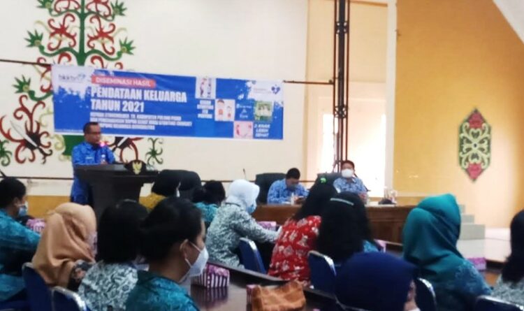 Kepala BKKBN Kalteng Buka Pertemuan Diseminasi Hasil Pendataan Keluarga Tahun 2021