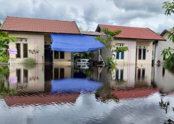 Komplek Perumahan Mamangun Terendam Banjir