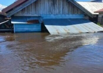 Banjir di Desa Tumbang Bulan Makin Parah