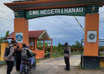 Pelajar SMKN 1 Hanau Terjaring Razia Knalpot Brong