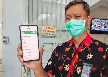 Permudah Tracing, Lapas Palangka Raya Pasang QR Code PeduliLindungi