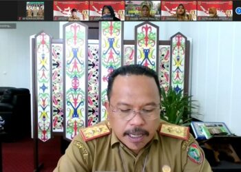 Pj. Sekda Kalteng Buka Diklat Bela Negara Secara E-Learning