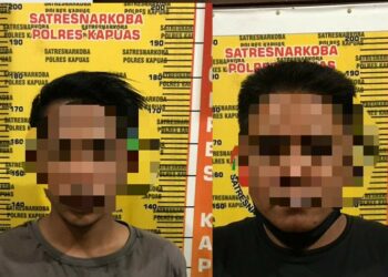 Polisi Cokok 2 Pengguna Narkoba di Dua Tempat Berbeda di Kapuas