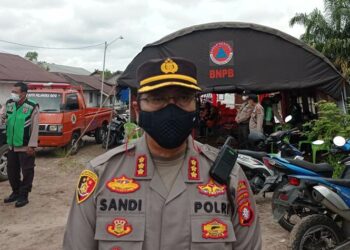 Polisi Imbau Warga Korban Banjir Sementara Mengungsi Dulu