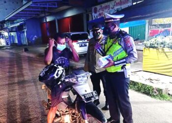 Polres Terus Menghimbau Masyarakat Seruyan Agar Patuhi Prokes.