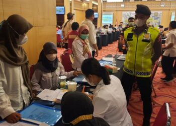 Polresta Palangka Raya Sambut Baik Kegiatan Asistensi Penerapan Prokes