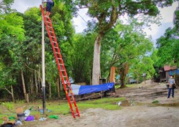 16 Lampu PJU Telah Terpasang di Kelurahan Marang