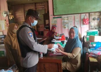 Sosialisasi Prokes Untuk Warga Seruyan Hulu Terus Dilakukan Polisi