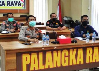 Wakapolres Terus Evaluasi Penanganan Pandemi di Palangka Raya