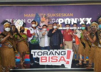 Wagub Kalteng Semangati Atlet di Papua