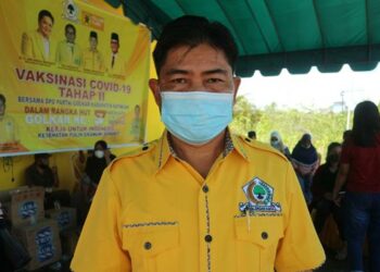 Wakil Ketua I DPRD Kabupaten Katingan Nanang Suriansyah ketika ditemui di Kantor DPC Partai Golkar, beberapa waktu lalu.