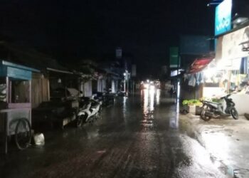 Banjir di Kecamatan Katingan Tengah Berangsur Surut.