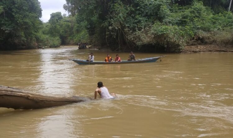 BPBD Mura Lakukan Pencarian Korban Tenggelam di Sungai Manawing Muara Untu
