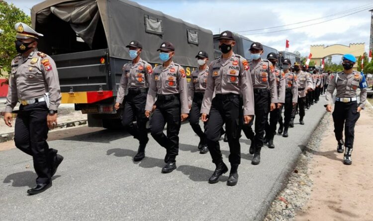 Bag SDM Jemput Bintara Polri Angkatan 46 Yang Mutasi Ke Polres Seruyan