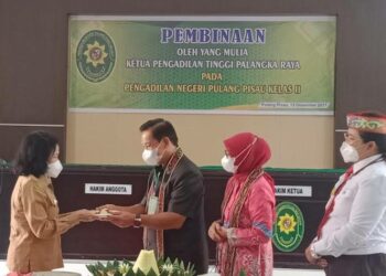 KPT Palangka Raya Kunker ke Kantor Pengadilan Negeri Pulpis