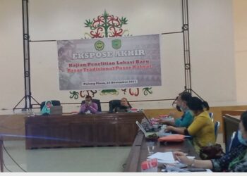 Expose Akhir Kajian Penelitian Lokasi Baru Pasar Tradisional atau Pasar Rakyat