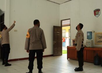 Kapolres Cek Barak Siaga Bintara Remaja Polres Seruyan