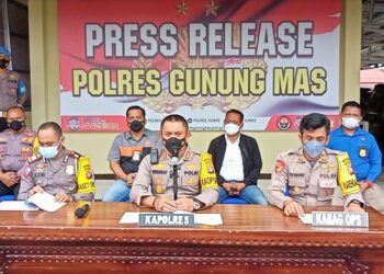 Tahun 2021, Polres Kabupaten Gunung Mas Tangani 115 Kasus