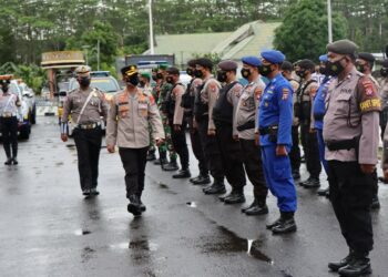 Kapolres Pulang Pisau Pimpin Apel Gelar Pasukan Ops Lilin