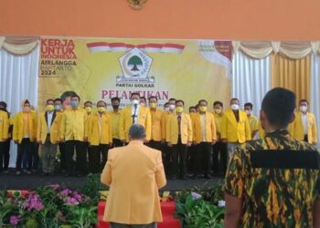 Pengurus DPD Partai Golkar Pulang Pisau Resmi Dilantik