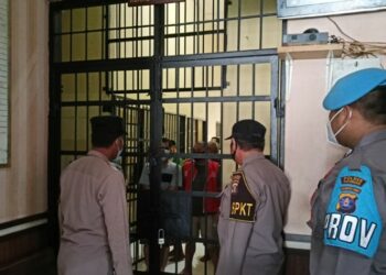 Pengawasan Ketat Di Ruang Tahanan Mako Polres Katingan