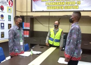 SDM Polres Seruyan Melaksanakan Pembinaan Dan Pengawasan Kepada Casis Polri