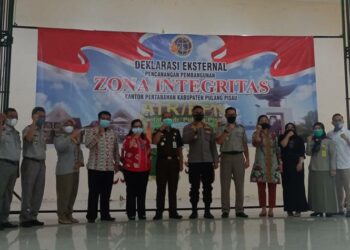 Kantor Pertanahan Pulpis Gelar Deklarasi Pencanangan Zona Integritas