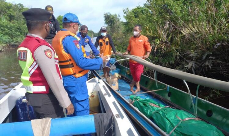 Korban Perahu Ces Terbalik di Sungai Katingan Akhirnya Ditemukan