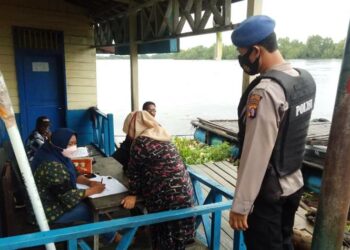 Berikan Imbauan Masyarakat. Satpolairud Polres Seruyan Lakukan Patroli Dialogis