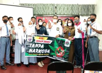 Satresnarkoba Polres Kotim Gelar Sosialisasi Anti Narkoba Kepada Pelajar