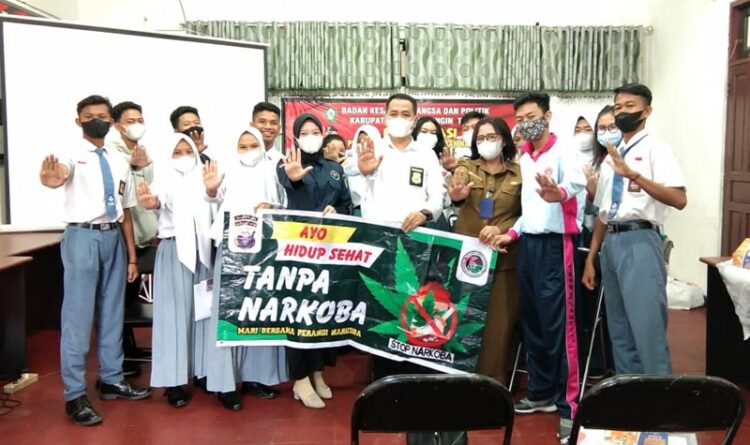 Satresnarkoba Polres Kotim Gelar Sosialisasi Anti Narkoba Kepada Pelajar