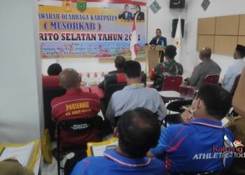 Seluruh Cabor KONI Barsel Menerima LPj Kepengurusan Periode 2017-2021