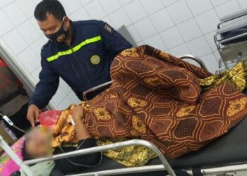 Sesama Sepeda Motor Adu Kuat, Salah Satu Pengendara Masuk RS