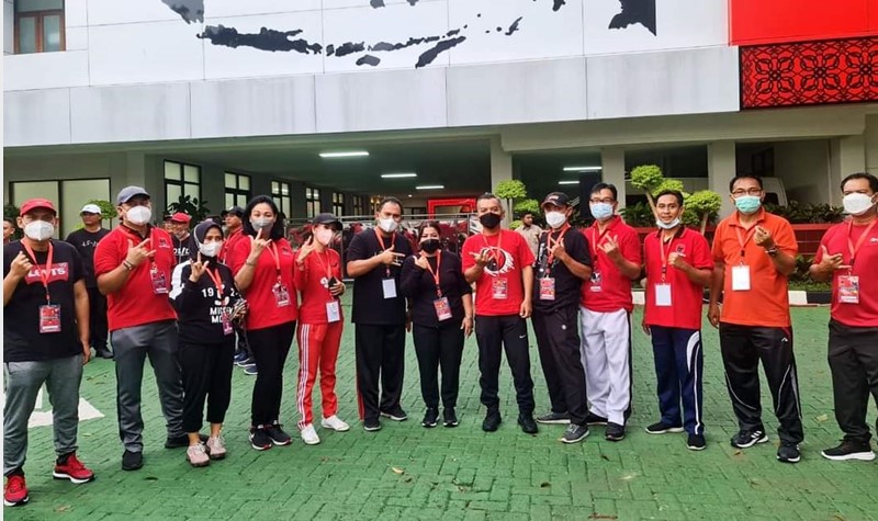 Tujuh DPC Pelopor PDI Perjuangan Kalteng Ikuti Konsolidasi 1