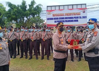 Wakapolresta Palangka Raya Tutup Latihan Kerja Siswa Bintara Polri