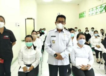 Wakil Bupati Mura Temui Para Peserta SKD CPNS di BKN Provinsi Kalteng