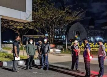 Cegah Kecelakaan, Dishub Kota Palangka Raya Bangun Marka Jalan