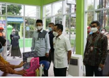 Wali Kota Palangka Raya Resmikan Pos Dukungan Penanganan Covid-19
