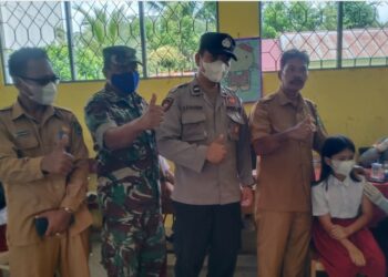 157 Anak di kabupaten Kapuas Usia 6-11 Tahun Mendapat Vaksinasi C-19
